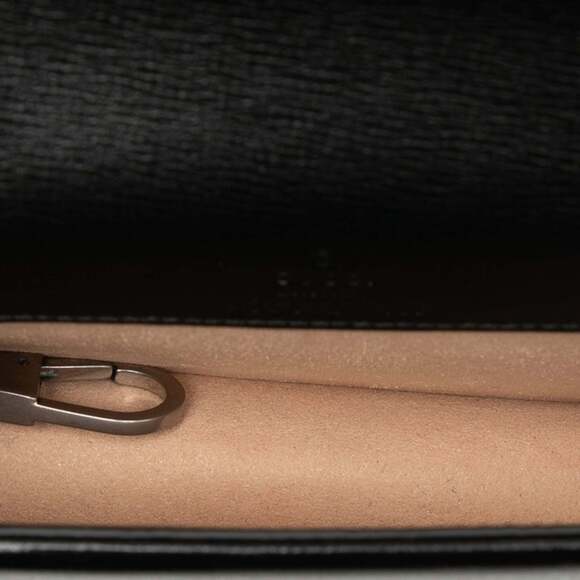 GUCCI Black Leather Shoulder Bag - Picture 4 of 6